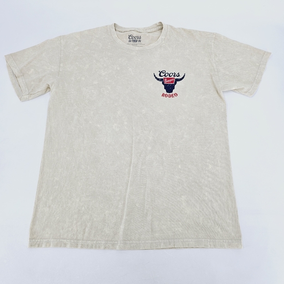 Coors Banquet Rodeo Bull Beer Graphic Tee Unisex - Picture 2 of 9